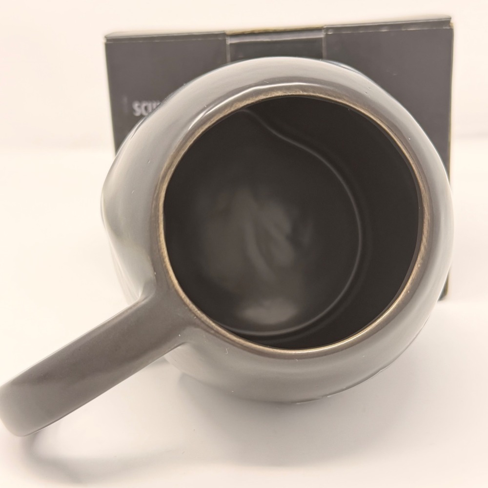 Harley-Davidson Matte Black Sculpted Skull Mug 14oz NIB Raised Bar & Shield - Picture 10 of 11